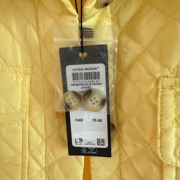 Vero Moda Lemon Quilted Jacket - Picture 7 of 8